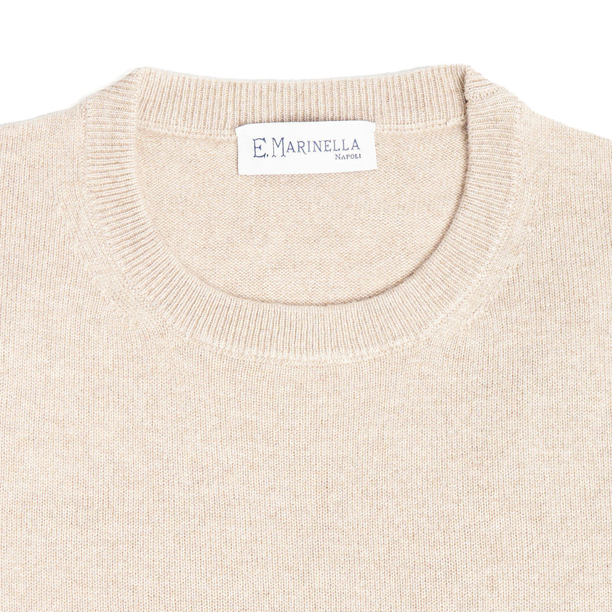 MAGLIONE GIROCOLLO BEIGE