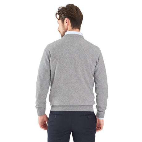 GRAY CREWNECK SWEATER