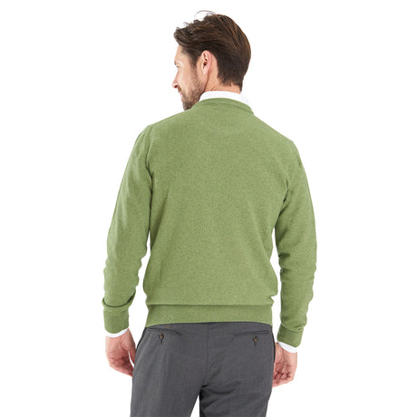 MAGLIONE GIROCOLLO VERDE CHIARO