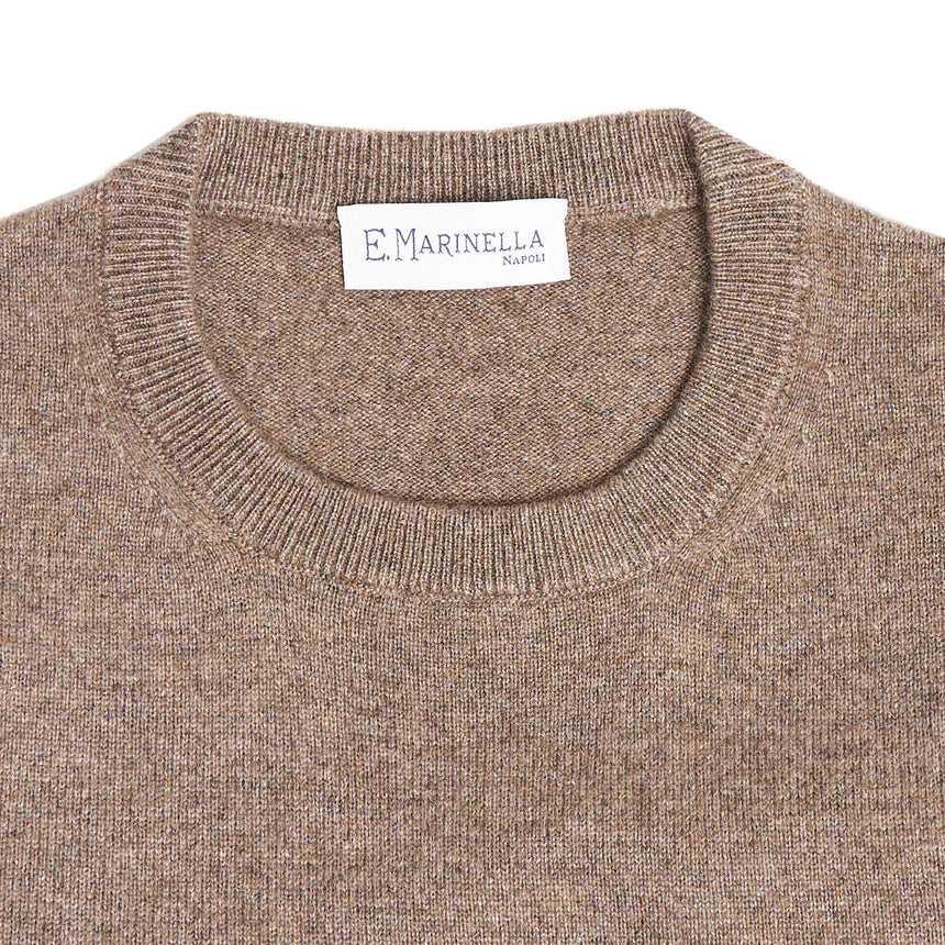 TAUPE COLOUR CREWNECK SWEATER