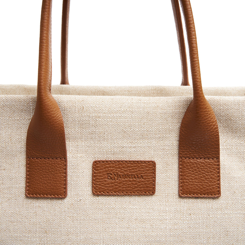 BEIGE SHOPPING BAG LAILA