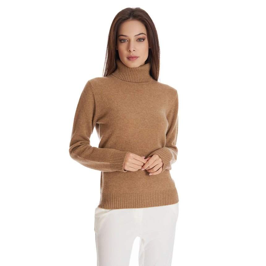 MAGLIONE DOLCEVITA CAMMELLO