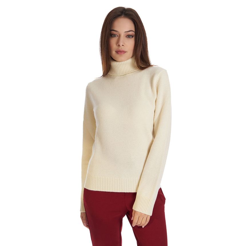 MAGLIONE DOLCEVITA BEIGE