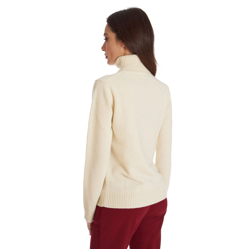 MAGLIONE DOLCEVITA BEIGE