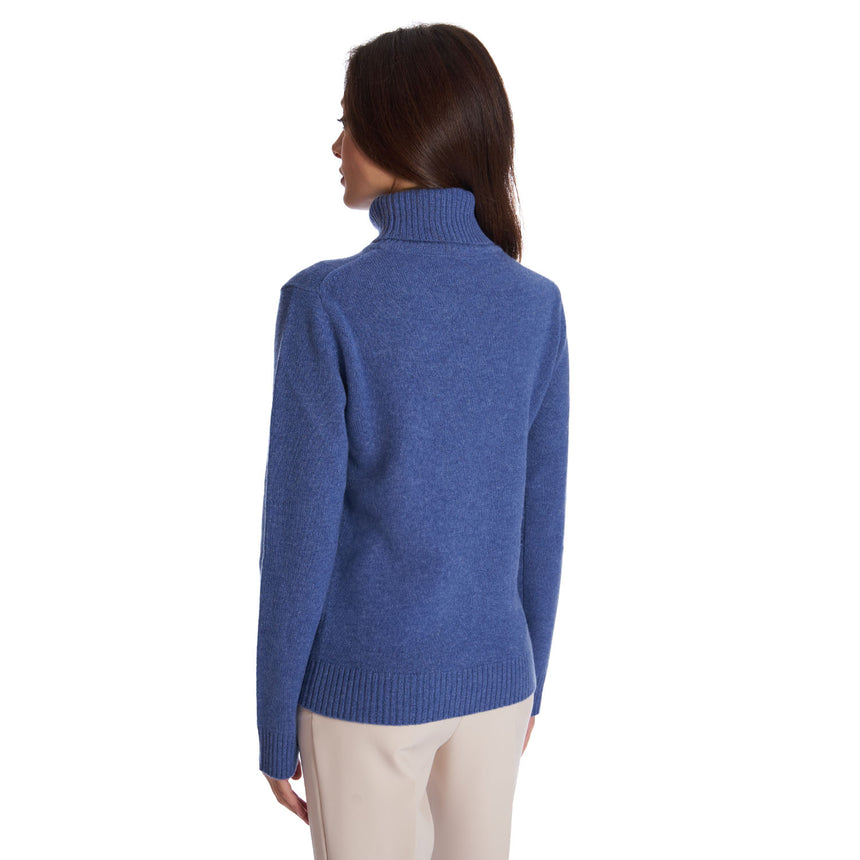 MAGLIONE DOLCEVITA AZZURRO POLVERE