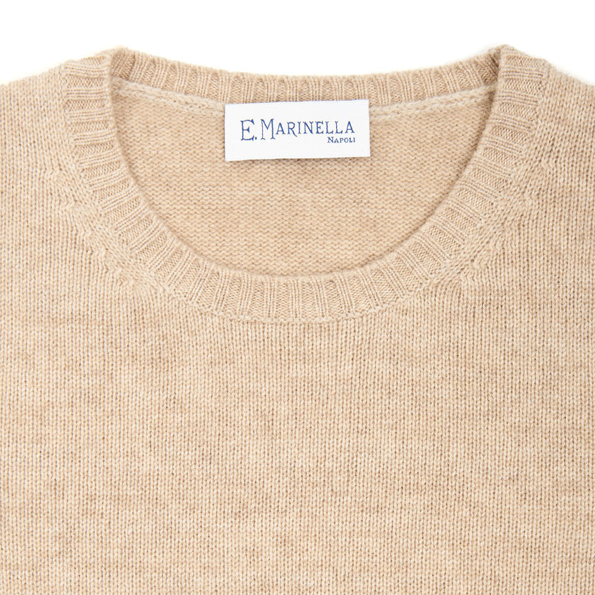 MAGLIONE GIROCOLLO BEIGE