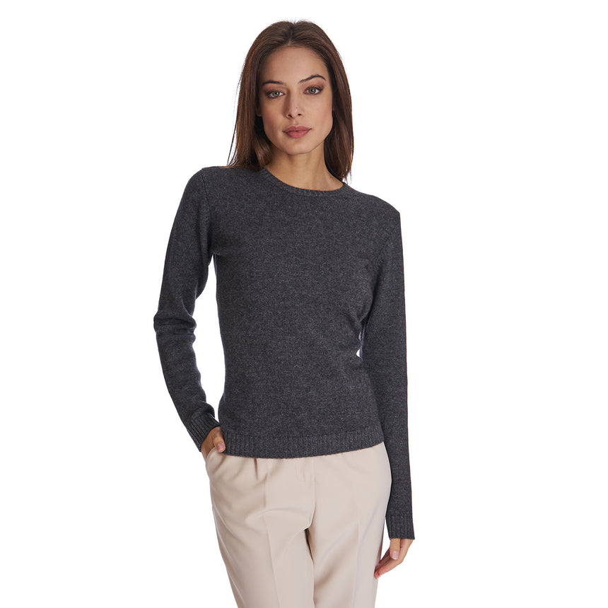 MAGLIONE GIROCOLLO GRIGIO