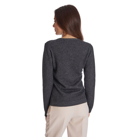 MAGLIONE GIROCOLLO GRIGIO