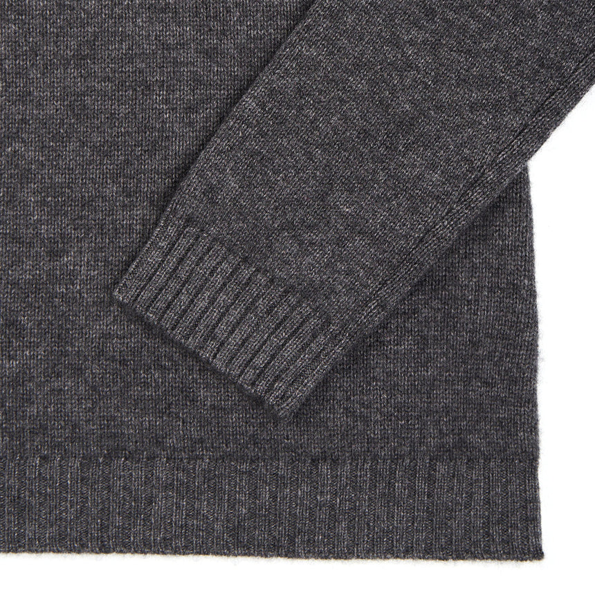 MAGLIONE GIROCOLLO GRIGIO