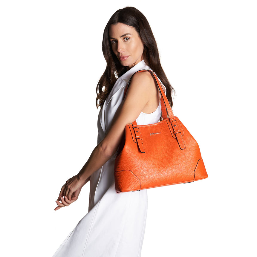 TOTE BAG MIDI ARANCIONE