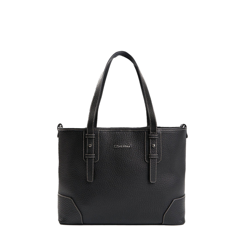 TOTE BAG MIDI NERA