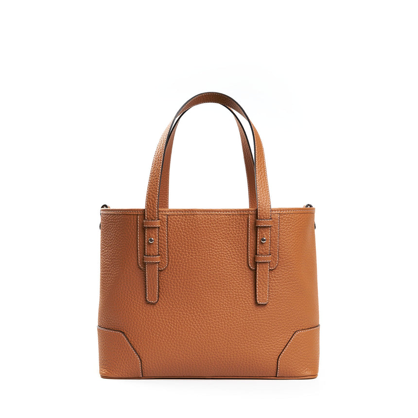 TOTE BAG MIDI COLOR CUOIO