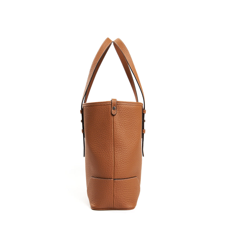 TOTE BAG MIDI COLOR CUOIO