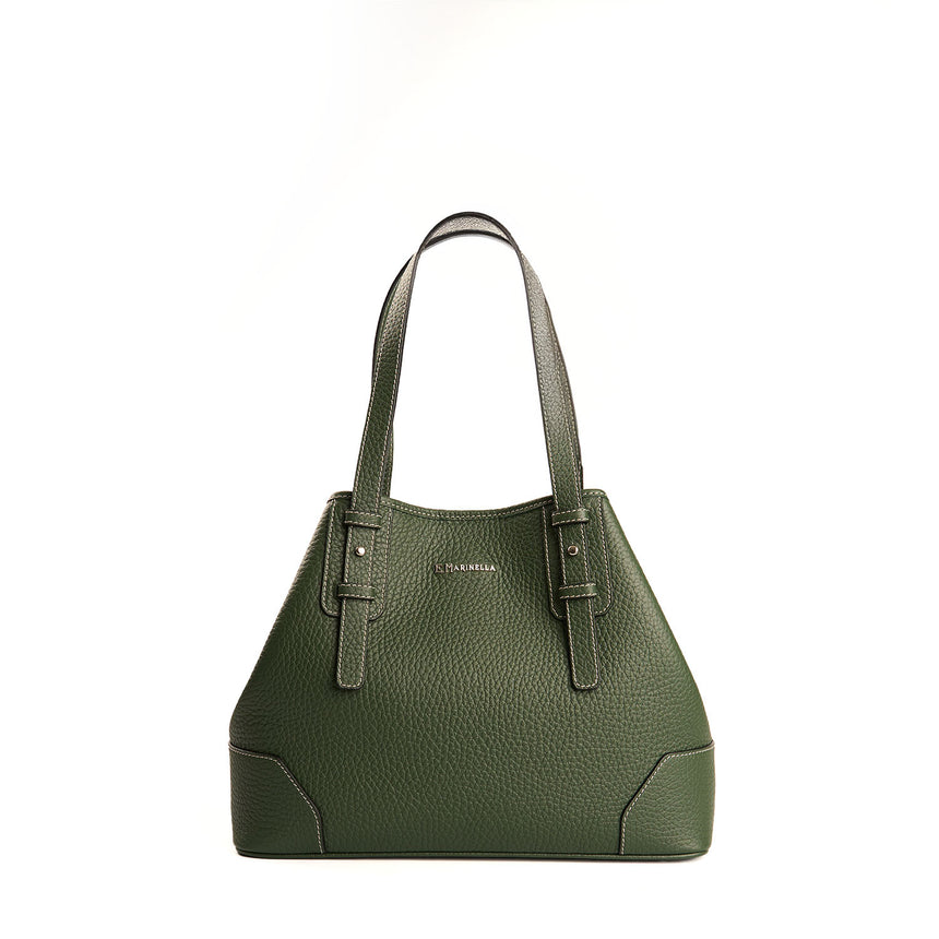 TOTE BAG MIDI VERDE SCURO