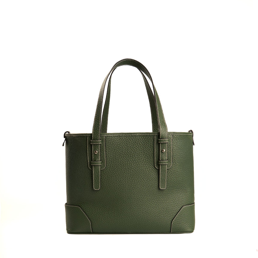 TOTE BAG MIDI VERDE SCURO