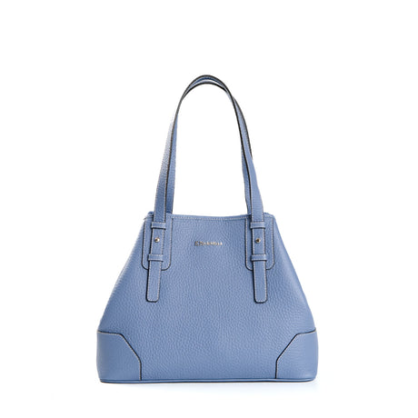 TOTE BAG MIDI AZZURRO POLVERE