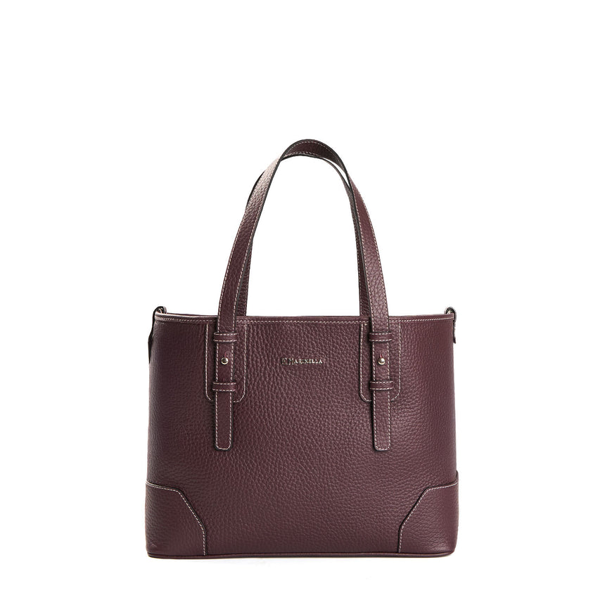 TOTE BAG MIDI BORDEAUX