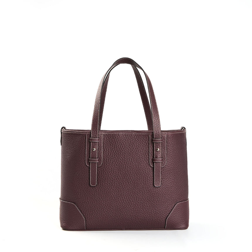 TOTE BAG MIDI BORDEAUX