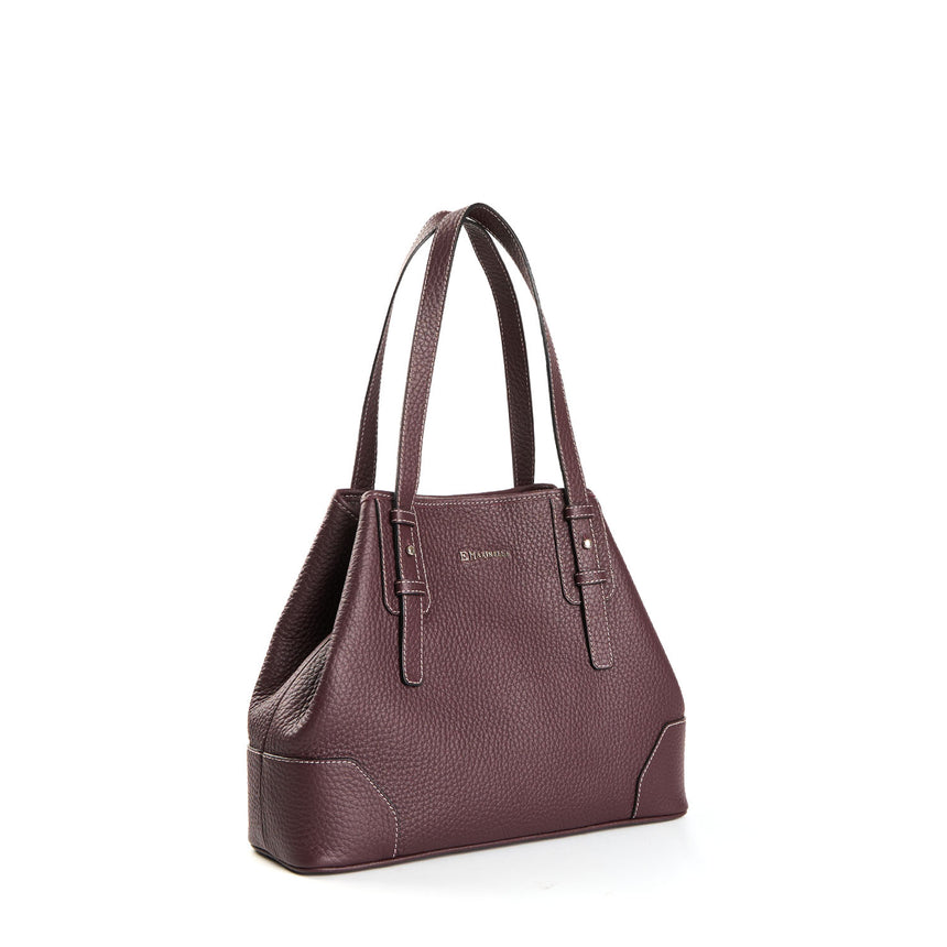 TOTE BAG MIDI BORDEAUX