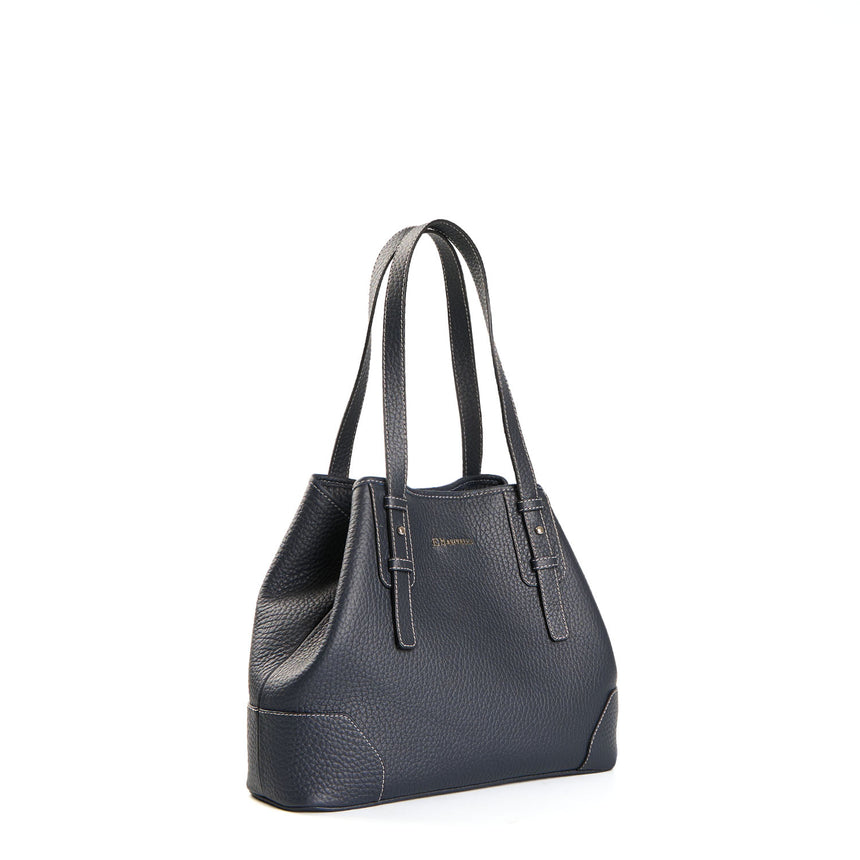 TOTE BAG MIDI BLU SCURO