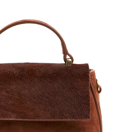 BROWN MINI CLEO BAG