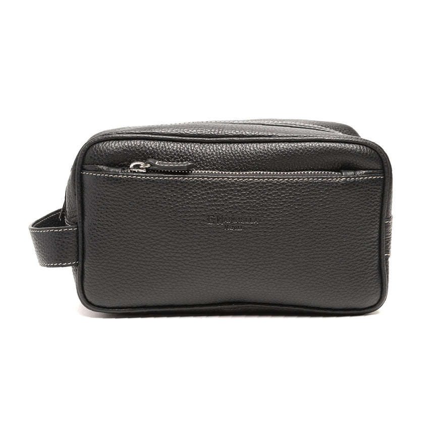 BLACK TOILETRY BAG