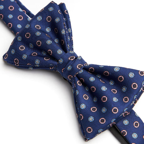 BLUETTE PRE-KNOTTED SILK BOWTIE