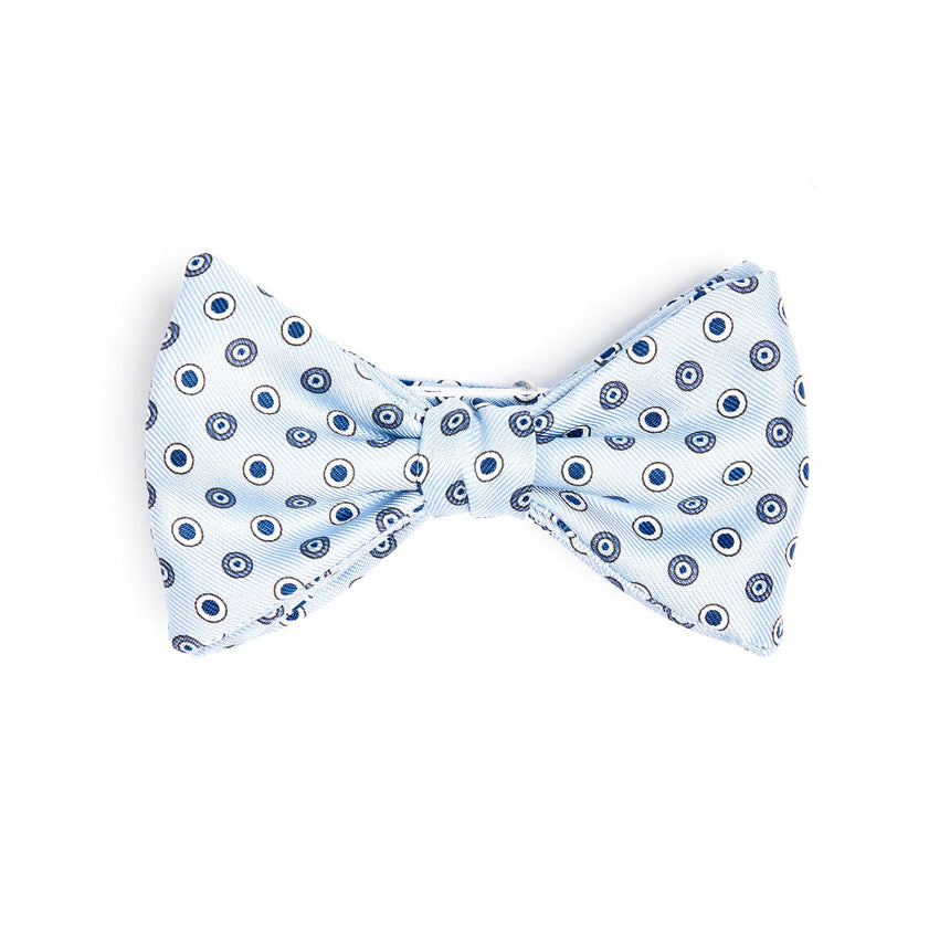 LIGHT BLUE PRE-KNOTTED BOWTIE