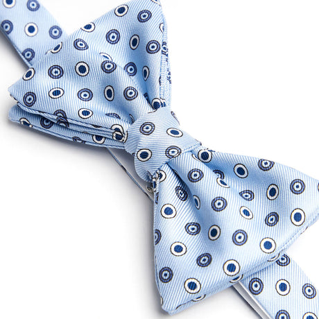 LIGHT BLUE PRE-KNOTTED BOWTIE