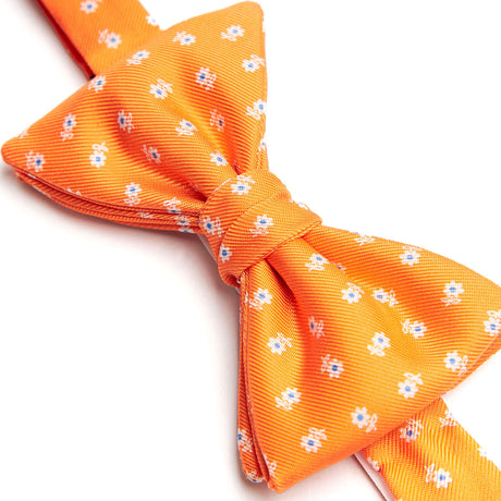 ORANGE PRE-KNOTTED BOWTIE