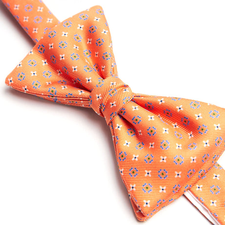 ORANGE PRE-KNOTTED BOWTIE