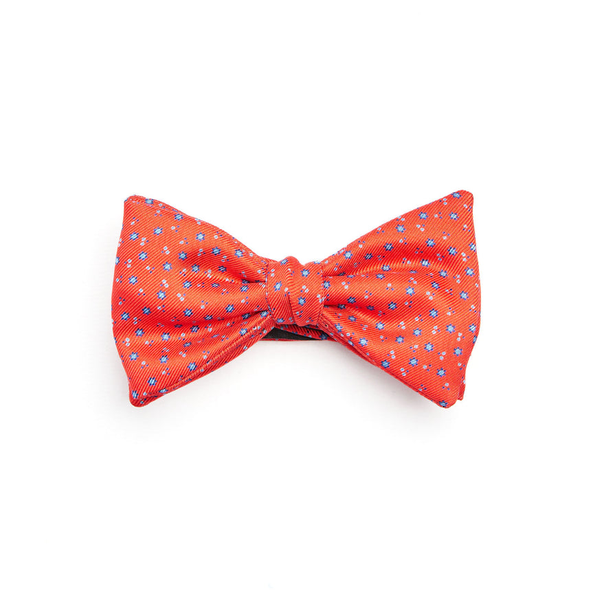 RED PRE-KNOTTED SILK BOWTIE