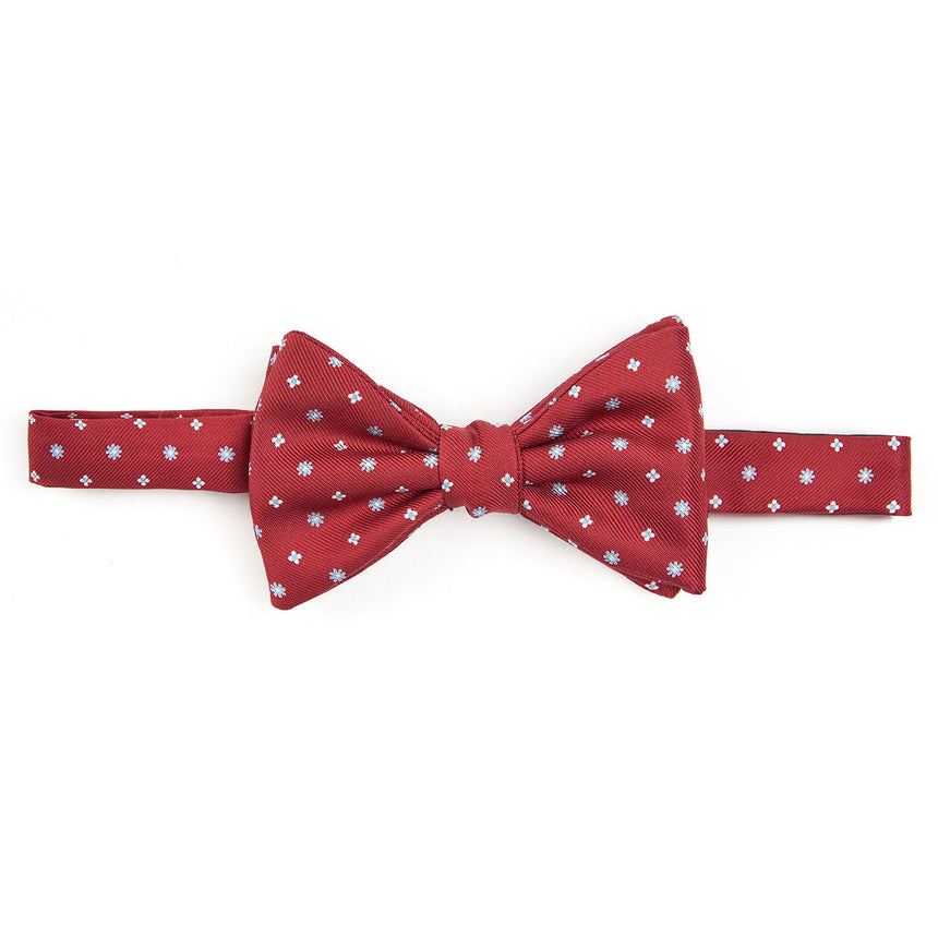 BURGUNDY PRE-KNOTTED BOWTIE