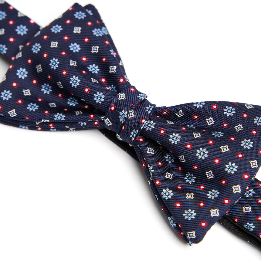 DARK BLUE PRE-KNOTTED BOWTIE