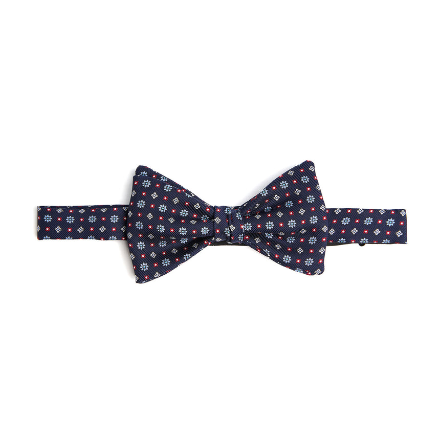 DARK BLUE PRE-KNOTTED BOWTIE