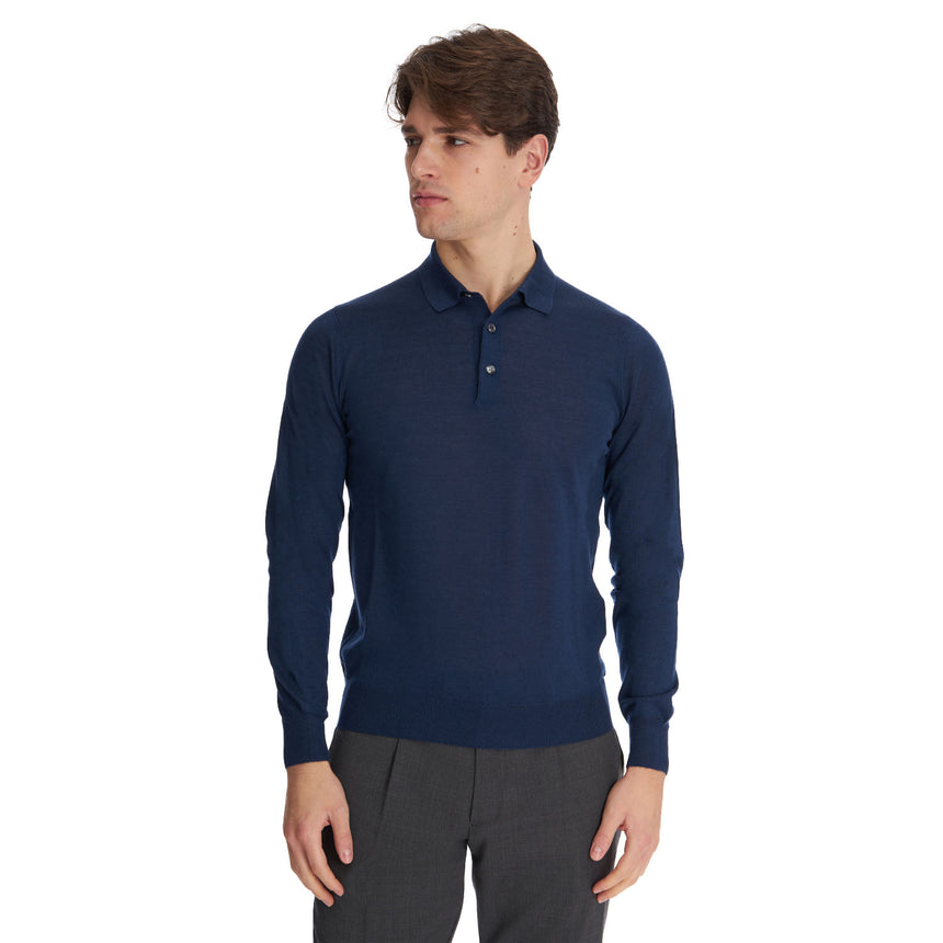 MAGLIA POLO BLU