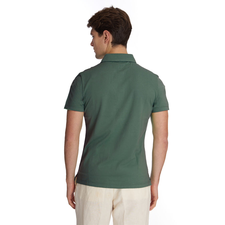 DARK GREEN SHORT SLEEVE POLO