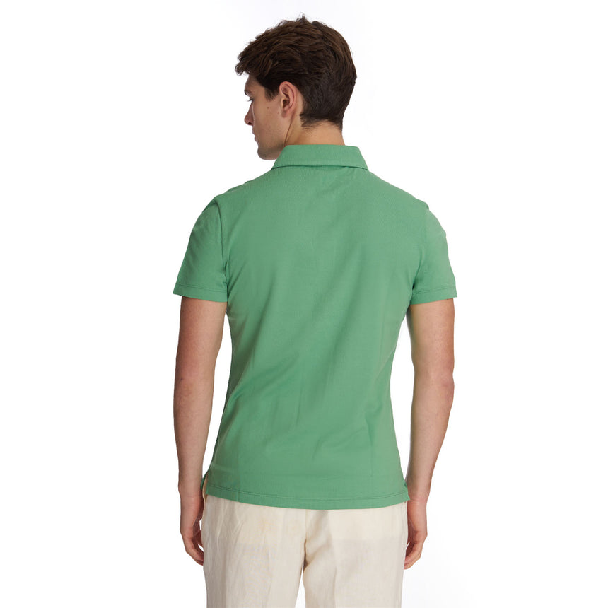 LIGHT GREEN SHORT SLEEVE POLO SHIRT