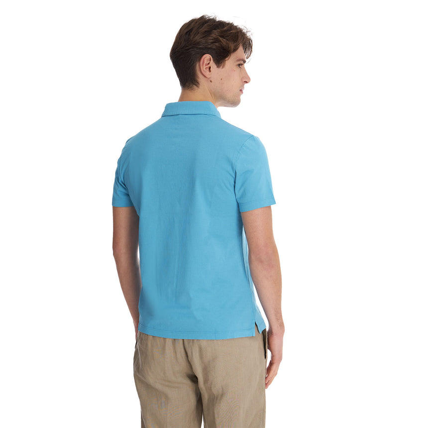 LIGHT BLUE SHORT SLEEVE POLO SHIRT