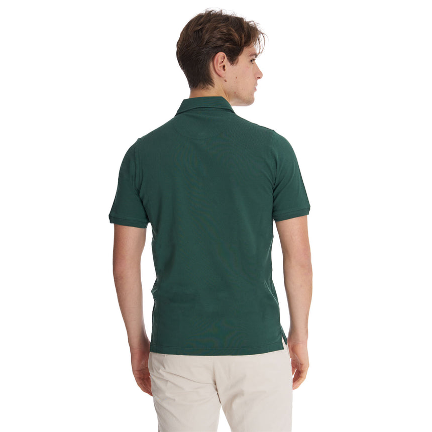 DARK GREEN SHORT SLEEVE POLO