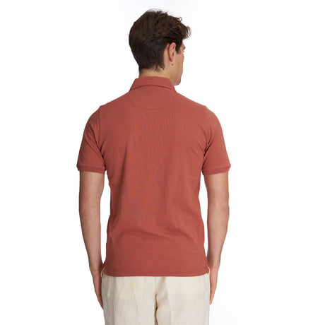 SALMON SHORT SLEEVE POLO