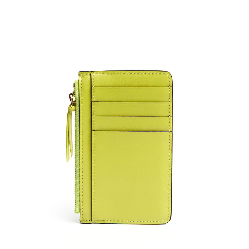 YELLOW ZIP CREDIT CARD HOLDER