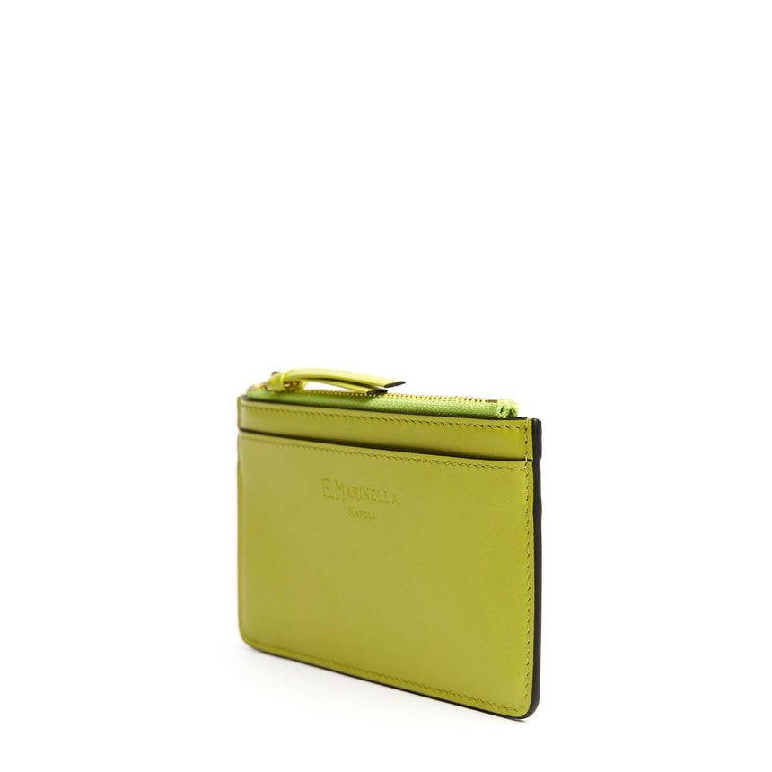 YELLOW ZIP CREDIT CARD HOLDER