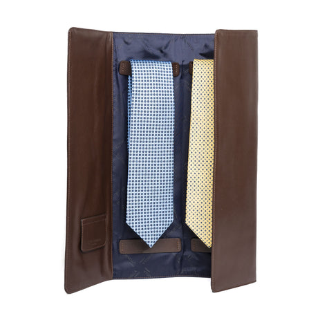 DARK CHOCOLATE TRAVEL TIE HOLDER