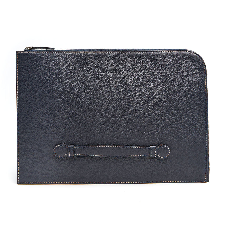 BLUE LEATHER PORTFOLIO