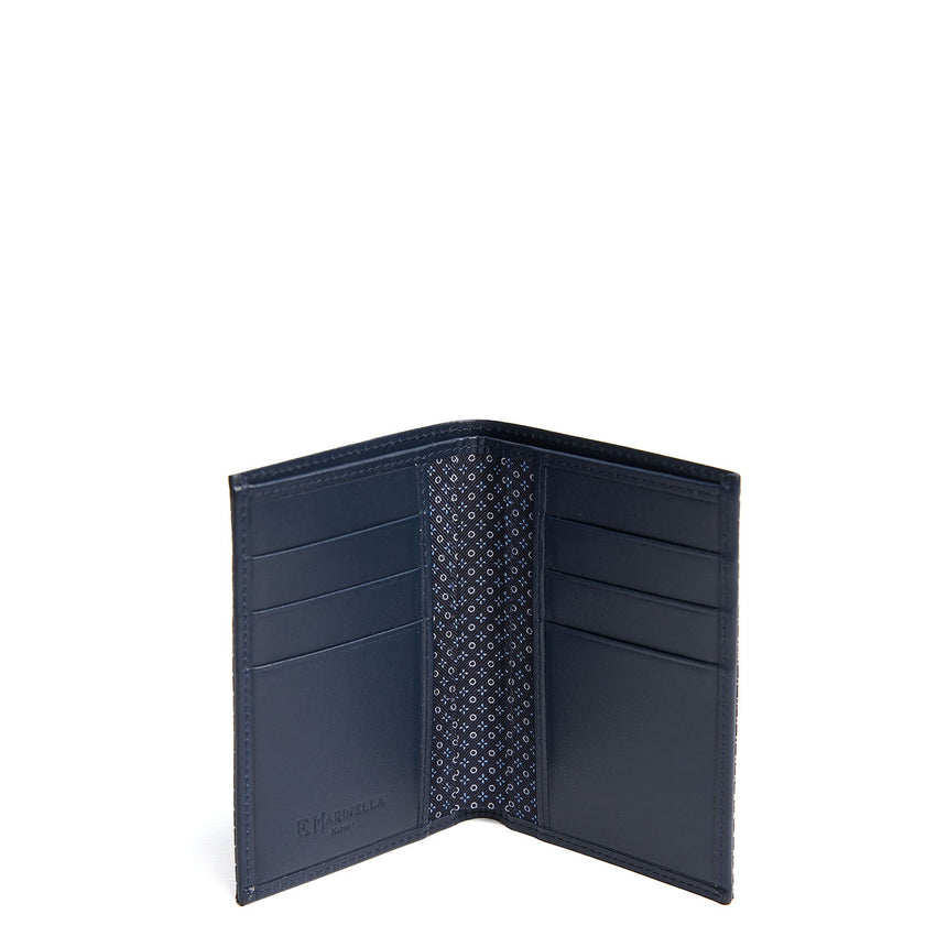 DARK BLUE VERTICAL WALLET