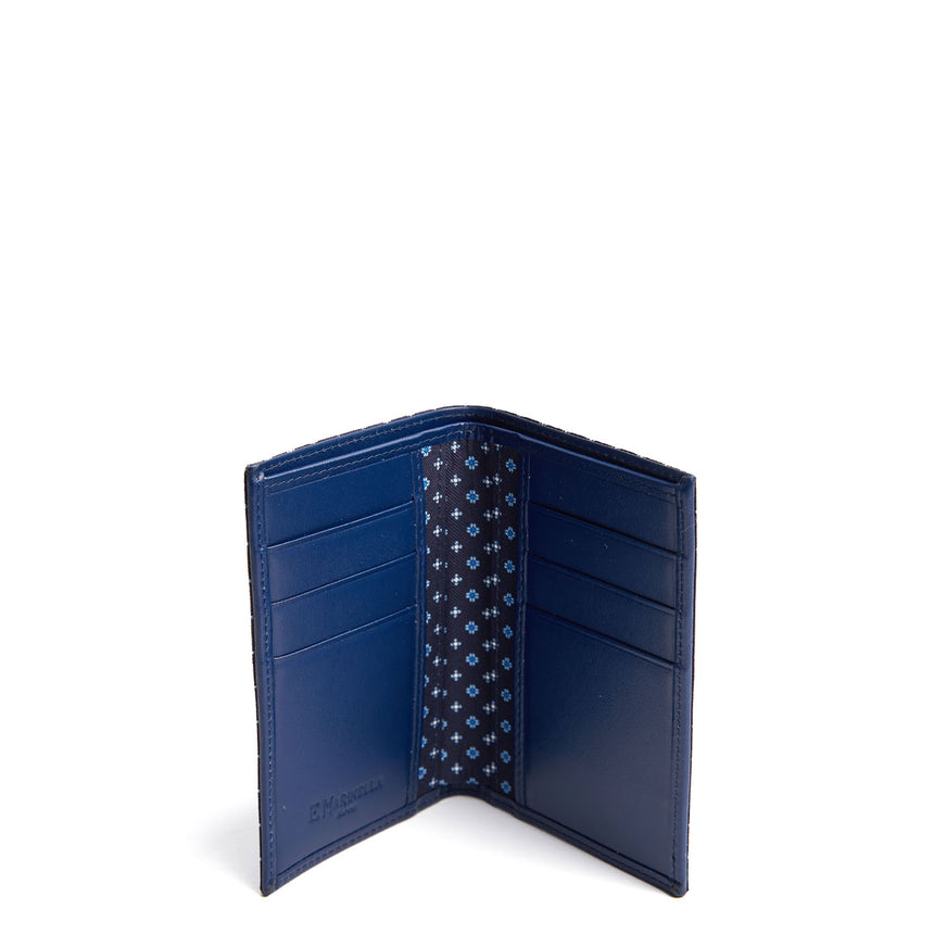 DARK BLUE VERTICAL WALLET