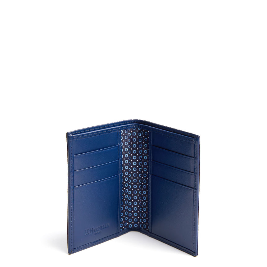 DARK BLUE VERTICAL WALLET