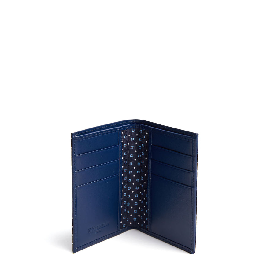 DARK BLUE VERTICAL WALLET