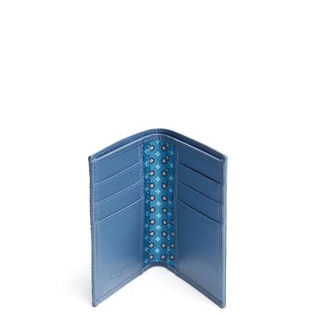 MID BLUE VERTICAL WALLET